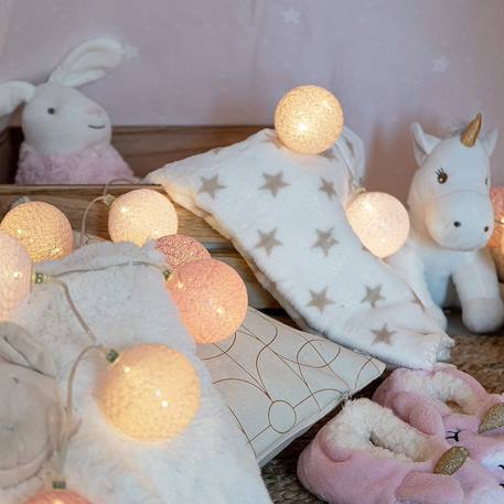 Guirlande boule lumineuse led usb  veilleuse 2h Acajou+Arlequin+Bébé+Byzantin+Chocolat+Coton+Églantine+Flocon+Horizon+Licorne+Mangrove+Messopotamia+Minuit+Océan+Ottoman+Princesse+Provence+Romania+Sauvage+Scandinave+Tagada 72 - vertbaudet enfant 