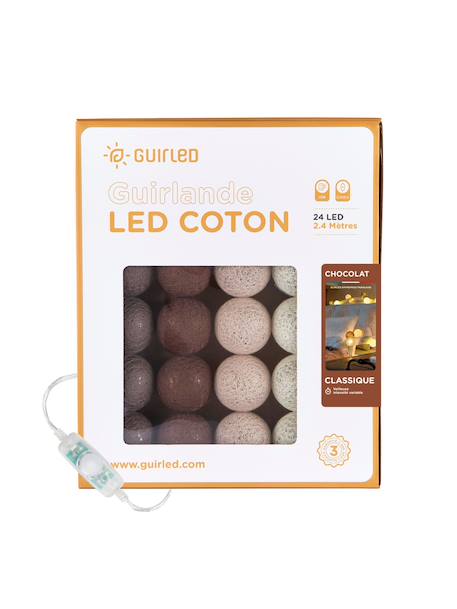 Guirlande boule lumineuse led usb  veilleuse 2h Acajou+Arlequin+Bébé+Byzantin+Chocolat+Coton+Églantine+Flocon+Horizon+Licorne+Mangrove+Messopotamia+Minuit+Océan+Ottoman+Princesse+Provence+Romania+Sauvage+Scandinave+Tagada 21 - vertbaudet enfant 