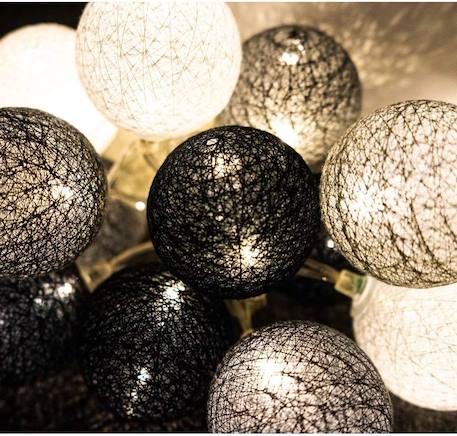 Guirlande boule lumineuse led usb  veilleuse 2h Acajou+Arlequin+Bébé+Byzantin+Chocolat+Coton+Églantine+Flocon+Horizon+Licorne+Mangrove+Messopotamia+Minuit+Océan+Ottoman+Princesse+Provence+Romania+Sauvage+Scandinave+Tagada 58 - vertbaudet enfant 