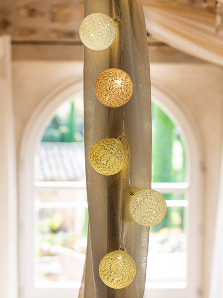Guirlande boule lumineuse led usb  veilleuse 2h Acajou+Arlequin+Bébé+Byzantin+Chocolat+Coton+Églantine+Flocon+Horizon+Licorne+Mangrove+Messopotamia+Minuit+Océan+Ottoman+Princesse+Provence+Romania+Sauvage+Scandinave+Tagada 22 - vertbaudet enfant 