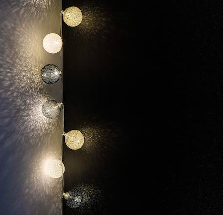 Guirlande boule lumineuse led usb  veilleuse 2h Acajou+Arlequin+Bébé+Byzantin+Chocolat+Coton+Églantine+Flocon+Horizon+Licorne+Mangrove+Messopotamia+Minuit+Océan+Ottoman+Princesse+Provence+Romania+Sauvage+Scandinave+Tagada 59 - vertbaudet enfant 