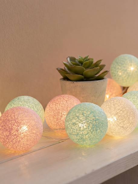 Guirlande boule lumineuse led usb  veilleuse 2h Acajou+Arlequin+Bébé+Byzantin+Chocolat+Coton+Églantine+Flocon+Horizon+Licorne+Mangrove+Messopotamia+Minuit+Océan+Ottoman+Princesse+Provence+Romania+Sauvage+Scandinave+Tagada 43 - vertbaudet enfant 