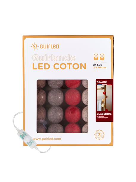 Guirlande boule lumineuse led usb  veilleuse 2h Acajou+Arlequin+Bébé+Byzantin+Chocolat+Coton+Églantine+Flocon+Horizon+Licorne+Mangrove+Messopotamia+Minuit+Océan+Ottoman+Princesse+Provence+Romania+Sauvage+Scandinave+Tagada 5 - vertbaudet enfant 