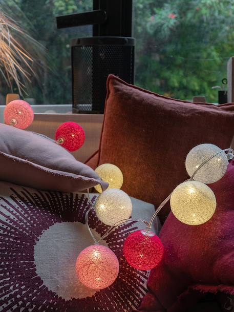 Guirlande boule lumineuse led usb  veilleuse 2h Acajou+Arlequin+Bébé+Byzantin+Chocolat+Coton+Églantine+Flocon+Horizon+Licorne+Mangrove+Messopotamia+Minuit+Océan+Ottoman+Princesse+Provence+Romania+Sauvage+Scandinave+Tagada 96 - vertbaudet enfant 