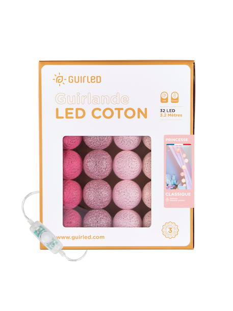 Guirlande boule lumineuse led usb  veilleuse 2h Acajou+Arlequin+Bébé+Byzantin+Chocolat+Coton+Églantine+Flocon+Horizon+Licorne+Mangrove+Messopotamia+Minuit+Océan+Ottoman+Princesse+Provence+Romania+Sauvage+Scandinave+Tagada 75 - vertbaudet enfant 