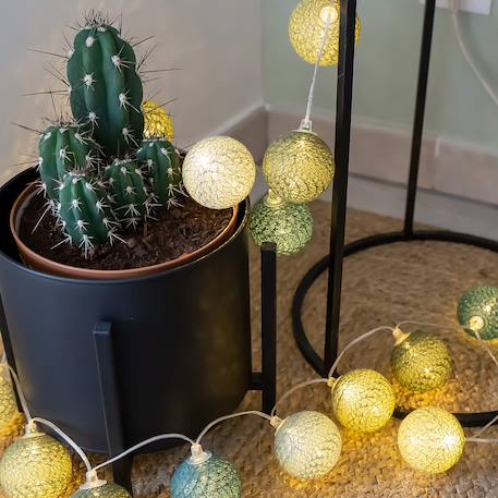 Guirlande boule lumineuse led usb  veilleuse 2h Acajou+Arlequin+Bébé+Byzantin+Chocolat+Coton+Églantine+Flocon+Horizon+Licorne+Mangrove+Messopotamia+Minuit+Océan+Ottoman+Princesse+Provence+Romania+Sauvage+Scandinave+Tagada 83 - vertbaudet enfant 