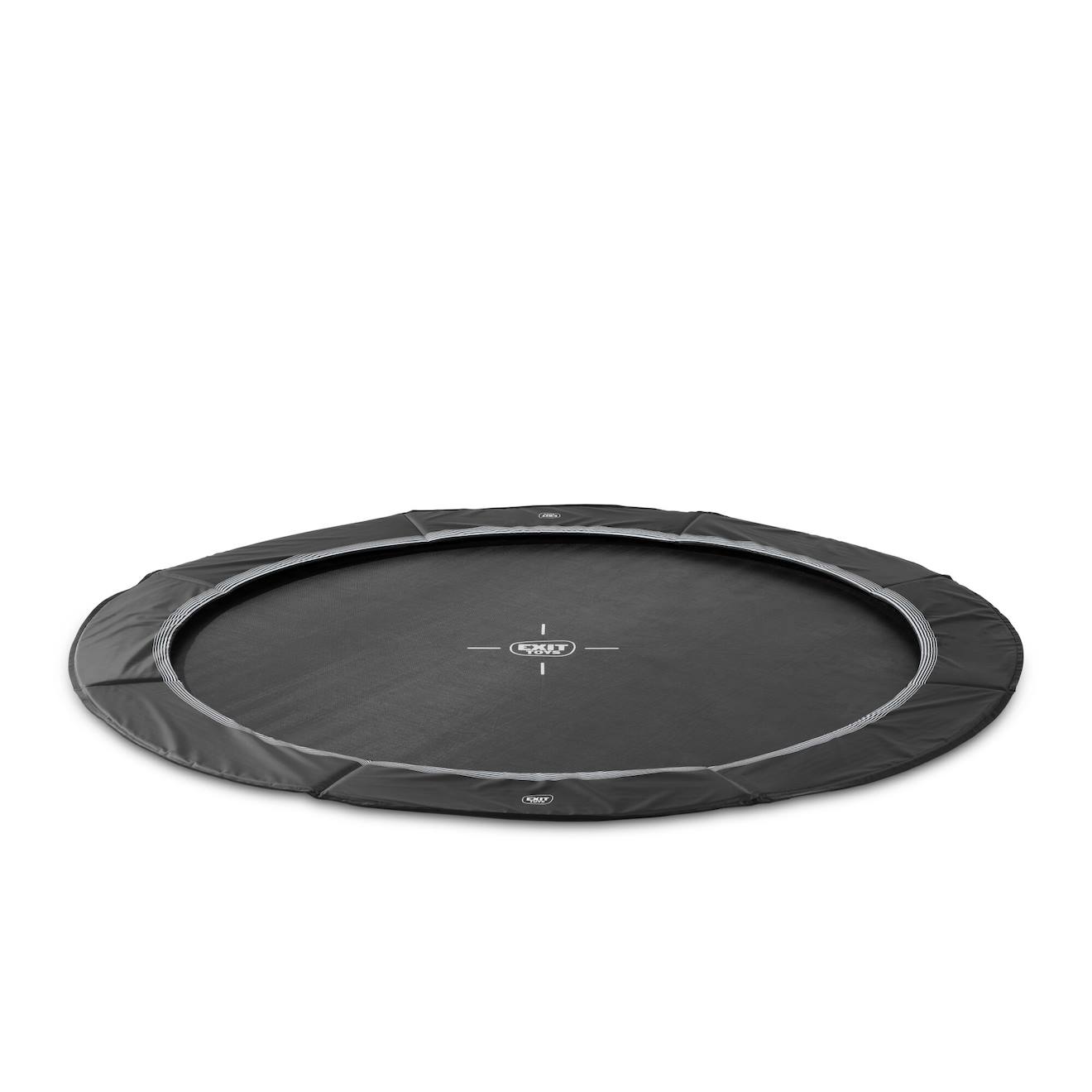 Trampoline De Enterré Au Ras Du Sol Ø427cm Noir