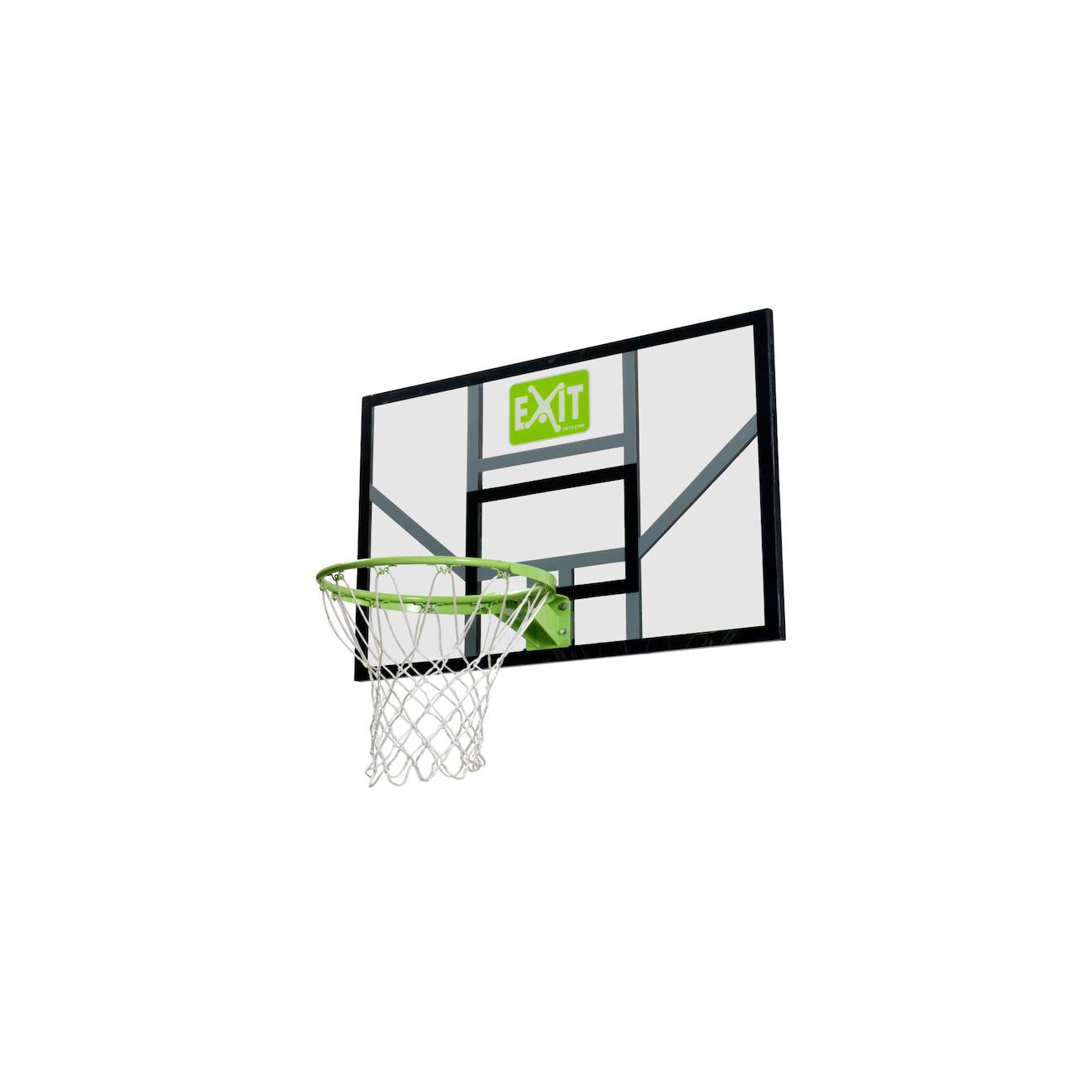 Panneau De Basket Avec Anneau Et Filet Pour Jardin Enfant Vert/noir