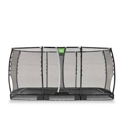 Jouet-Trampoline semi-enterré rectangulaire 244x427cm protection pieds