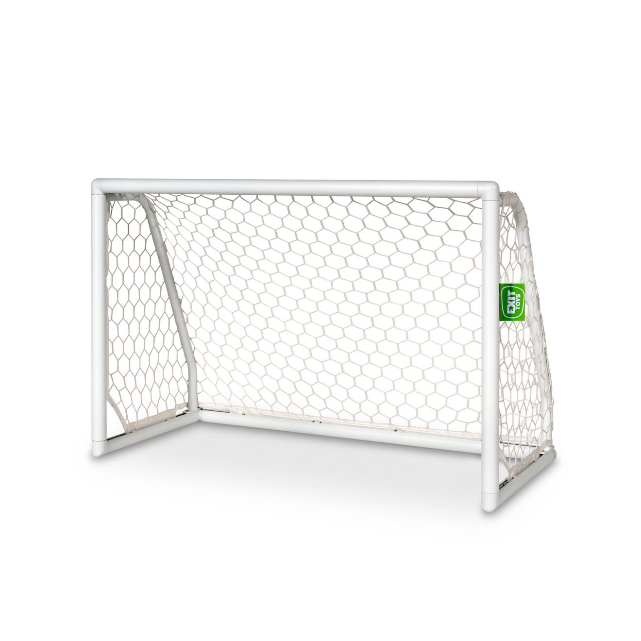 But De Football En Aluminium Compact 120x80cm Pour Jardin Blanc