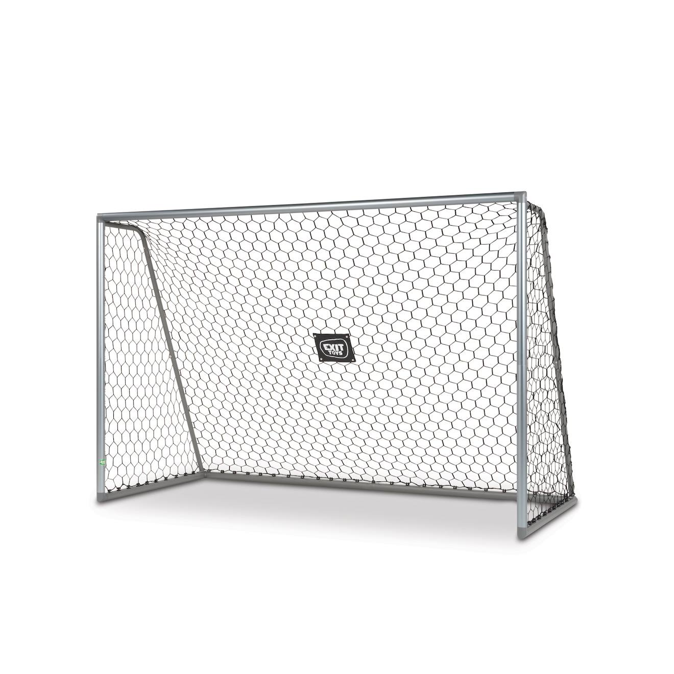But De Football En Aluminium 300x200cm Pour Jardin Argent Matt