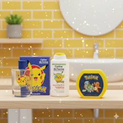 -Coffret Pokemon enfant avec eau de toilette gel douche 3 en 1 corps cheveux et bain moussant