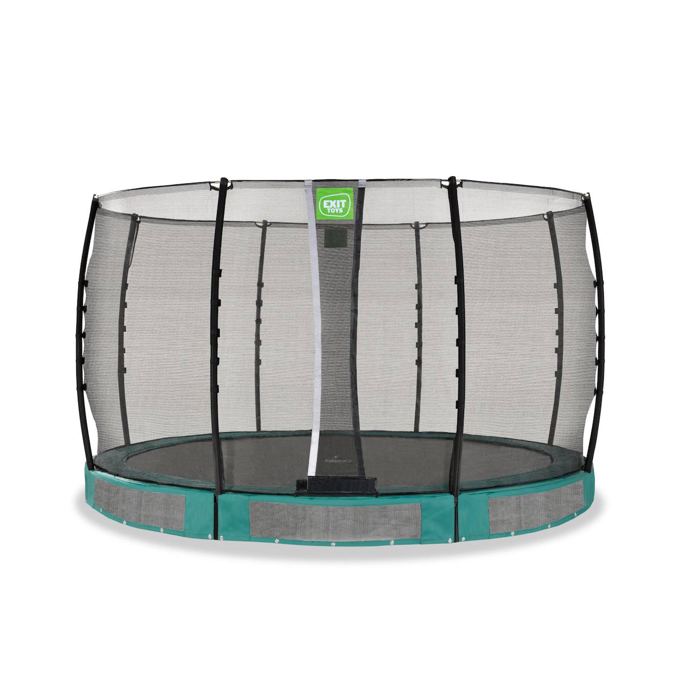 Trampoline Semi-enterré Rond Ø366cm Avec Filet De Sécurité Vert