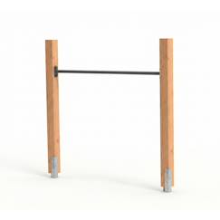 Jouet-Barre fixe en bois robuste pour jardin enfant 147cm