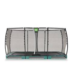 Jouet-Trampoline semi-enterré rectangulaire 244x427cm protection pieds