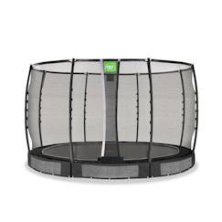 Jouet-Trampoline semi-enterré ø366cm protection pieds et filet premium