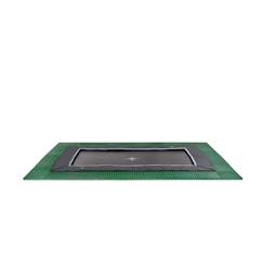 Jouet-Trampoline enterré au ras du sol rectangulaire 244x427cm avec dalles