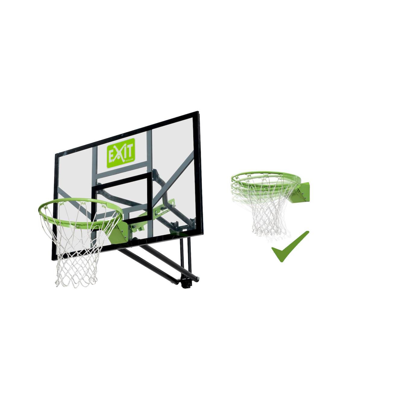 Panneau De Basket Avec Cercle Dunk Pour Jardin Enfant Vert/noir