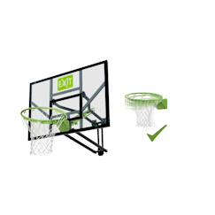 Jouet-Panneau de basket avec cercle dunk pour jardin enfant