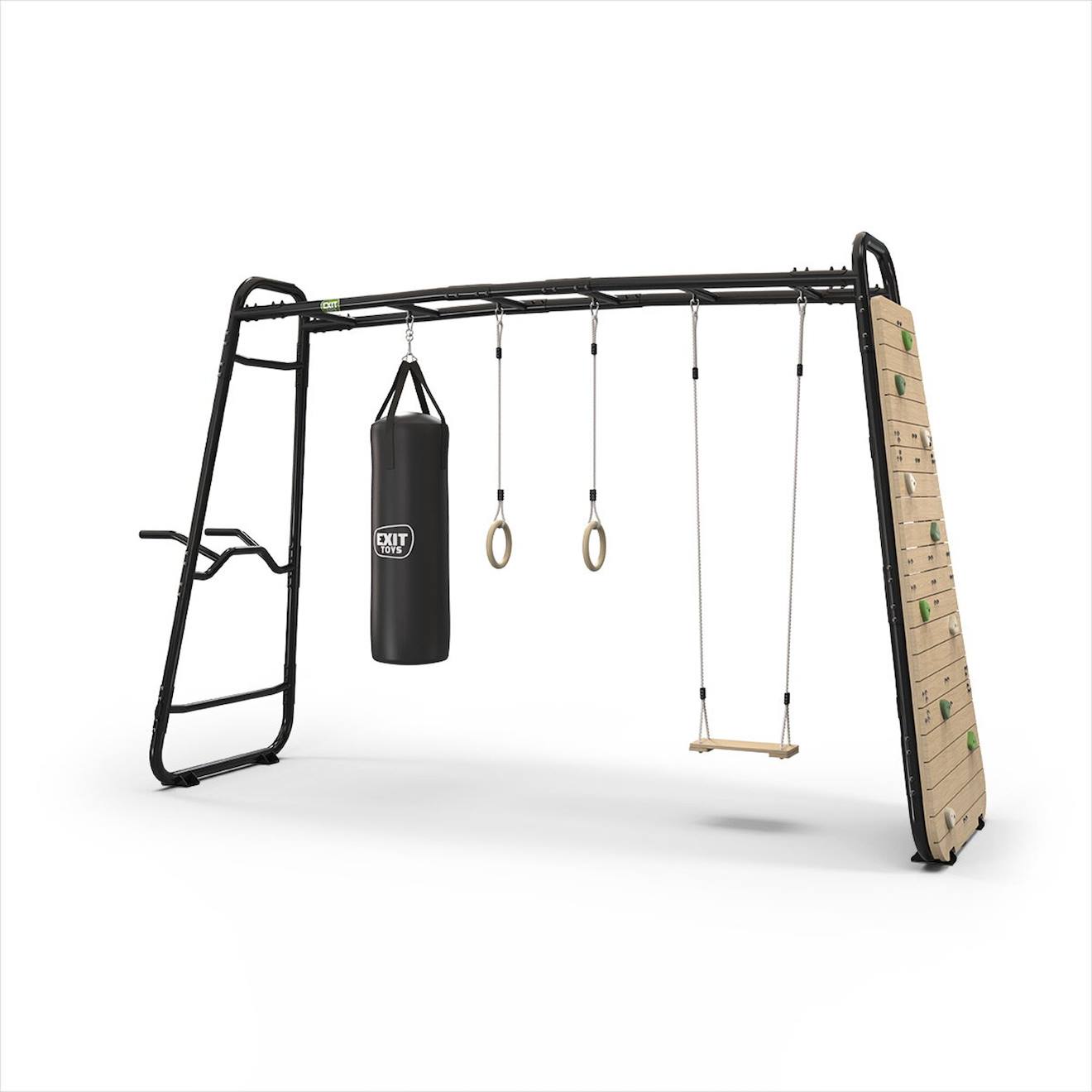 Structure De Jeux Sport Barre De Singe Pour Jardin 400cm Noir