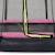 Trampoline enterré rond ø427cm avec filet de sécurité Noir+Rose+Vert 10 - vertbaudet enfant 