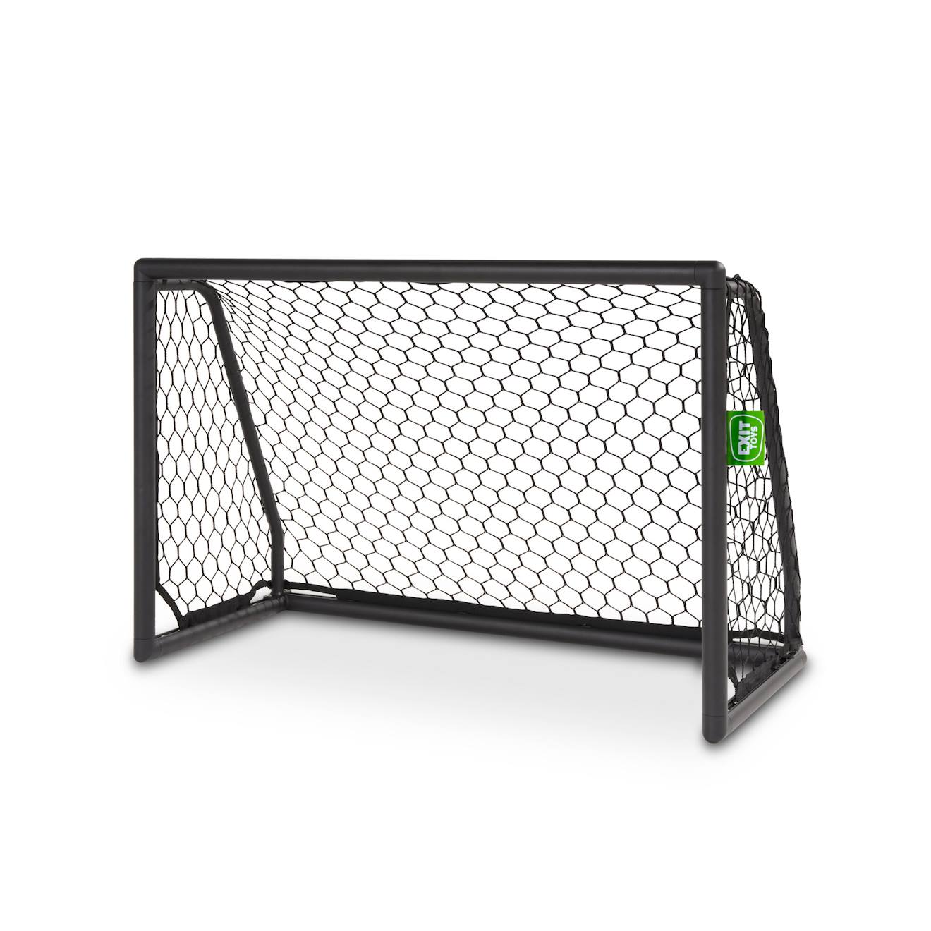 But De Football En Aluminium Compact 120x80cm Pour Jardin Noir