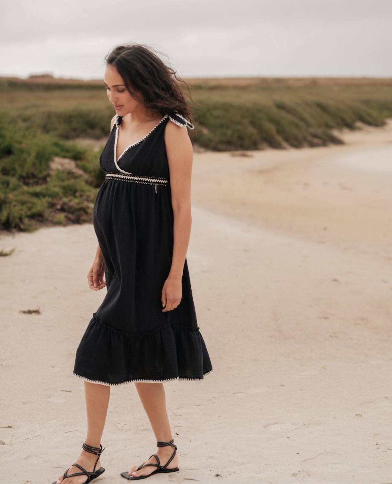 Robe D'allaitement Gaia Noir