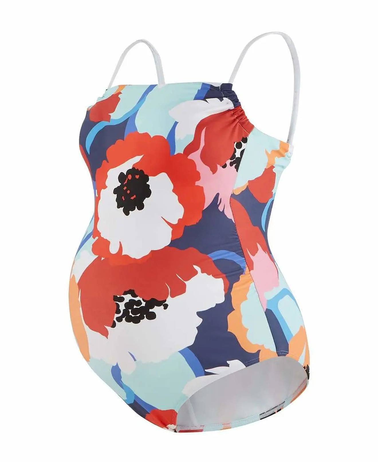 Maillot De Bain De Grossesse Poppy Multico (Cache Coeur) - Image 1