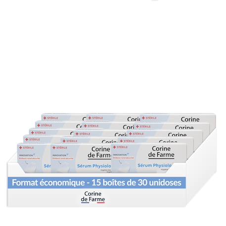 Corine De Farme - Sérum Physiologique Bébé 15 Boîtes De 30 Unidoses Nez Yeux Oreilles Multicolore