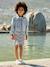Veste jean fille bleu clair+bleu moyen 1 - vertbaudet enfant 