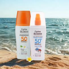 -Duo laits solaires SPF50 pour toute la famille