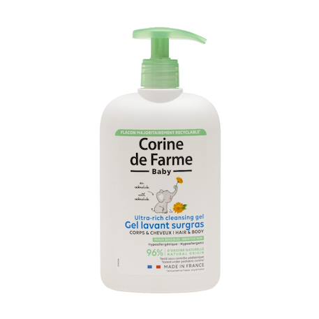 Corine De Farme - Gel Lavant Surgras Bébé Hypoallergénique Corps Et Cheveux Multicolore