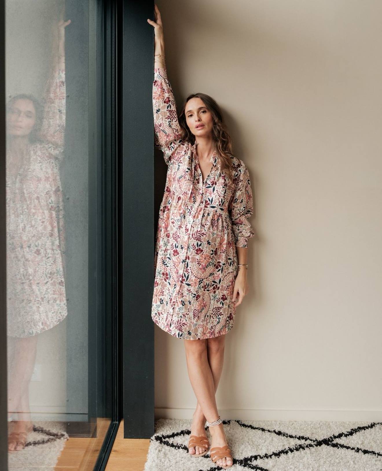 Robe D'allaitement Capucine Multicolore