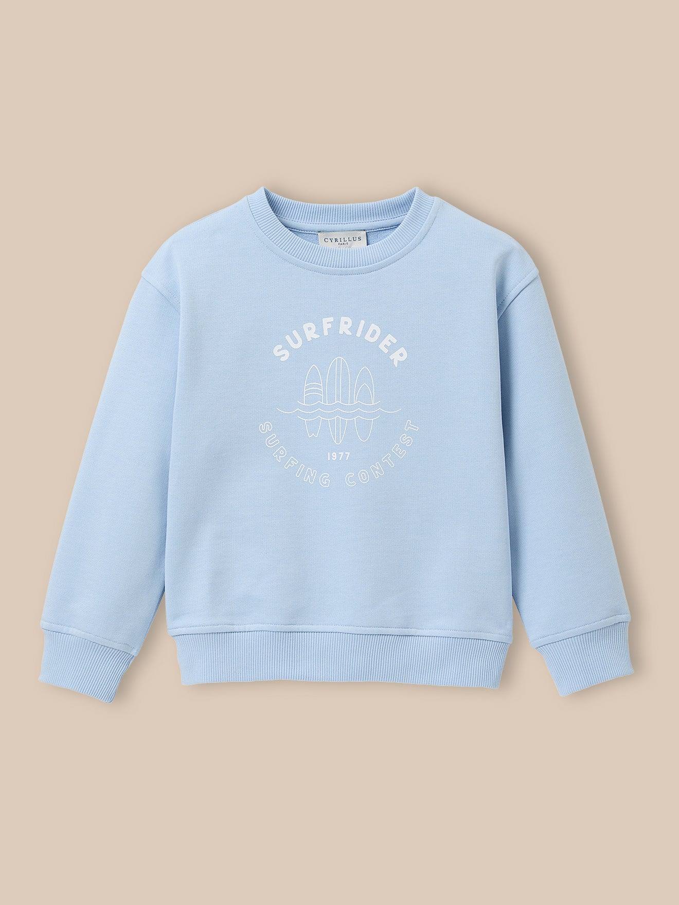 Sweat Surf Garon - Coton Biologique Ciel 21 €