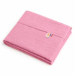 Drap plat en gaze de coton bio blanc  - vertbaudet enfant