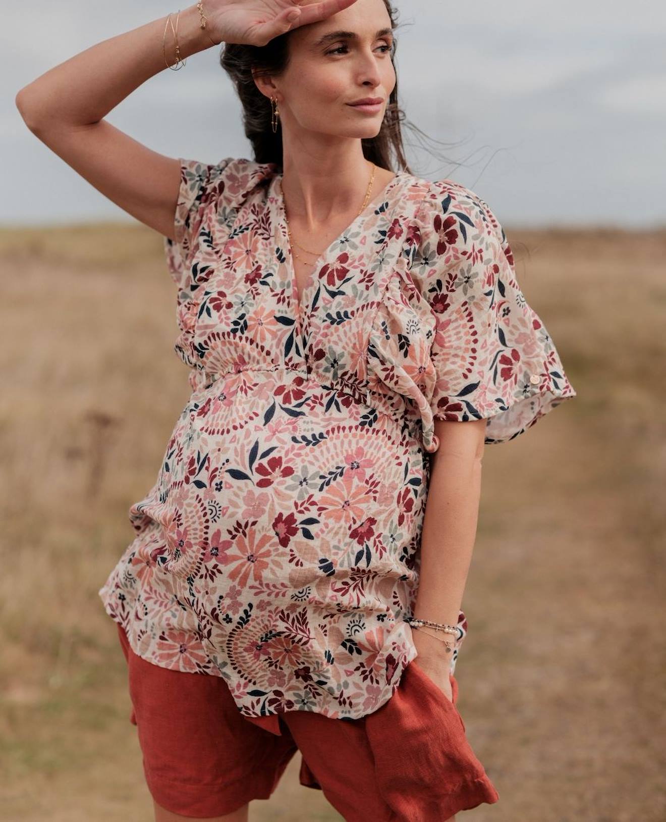 Blouse Et Chemise D'allaitement Bella Multicolore