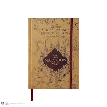 Garçon-Carnet avec carte du maraudeur - harry potter