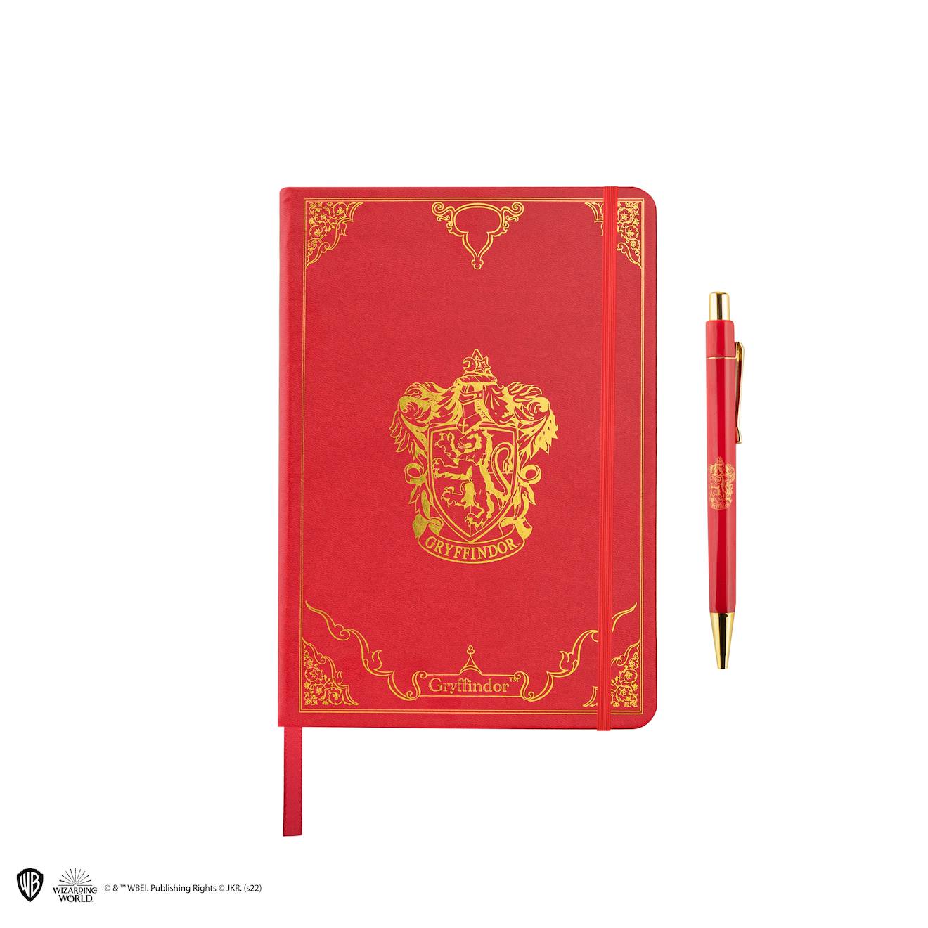 Set Carnet Et Stylo Deluxe Gryffondor - Harry Potter Rouge
