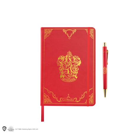 Garçon-Set carnet et stylo deluxe gryffondor - harry potter