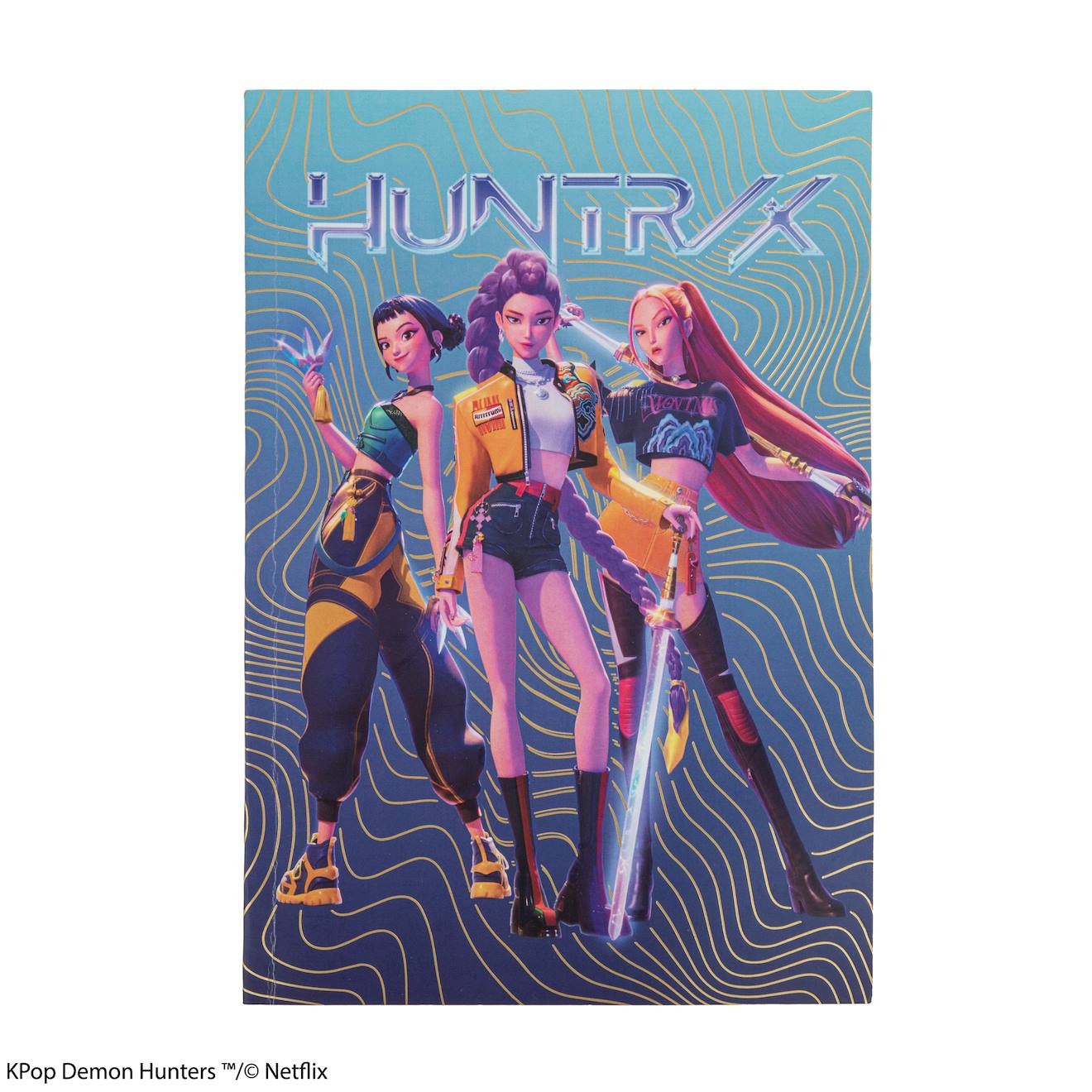Carnet Huntr/x - Kpop Demon Hunters Bleu