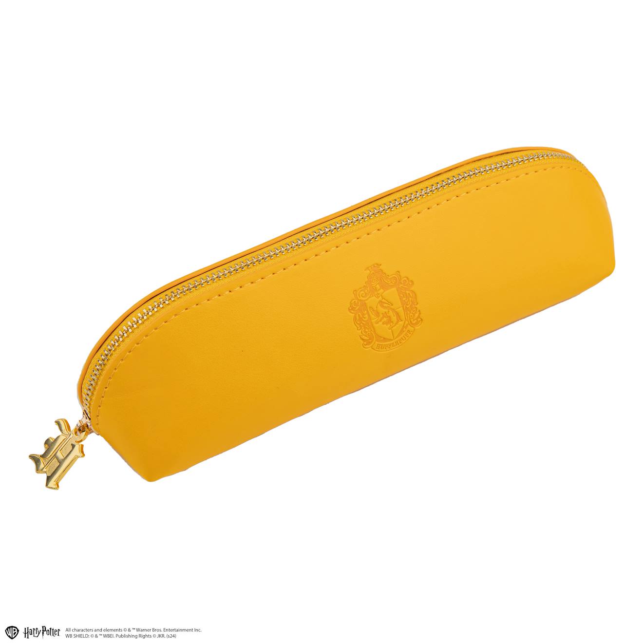 Trousse En Similicuir Poufsouffle - Harry Potter Jaune