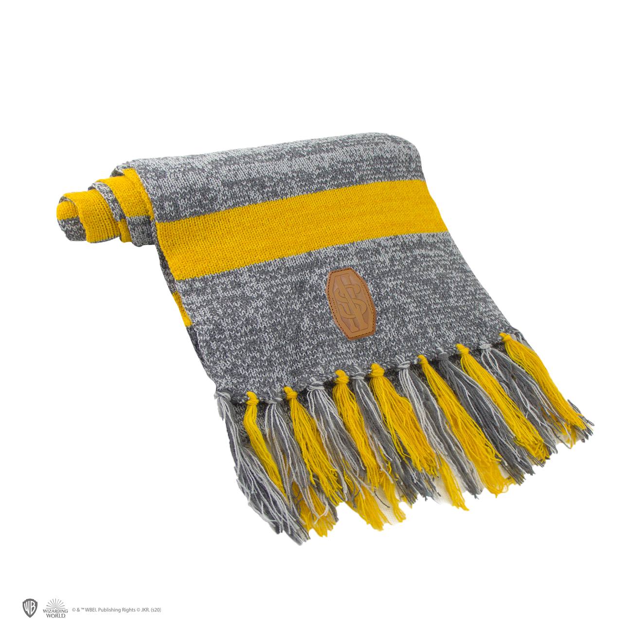 Écharpe Norbert Dragonneau - Harry Potter Gris Rayé Jaune