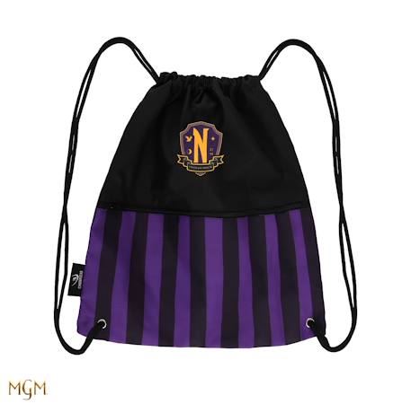 Sac à dos à cordon académie nevermore - mercredi  - vertbaudet enfant