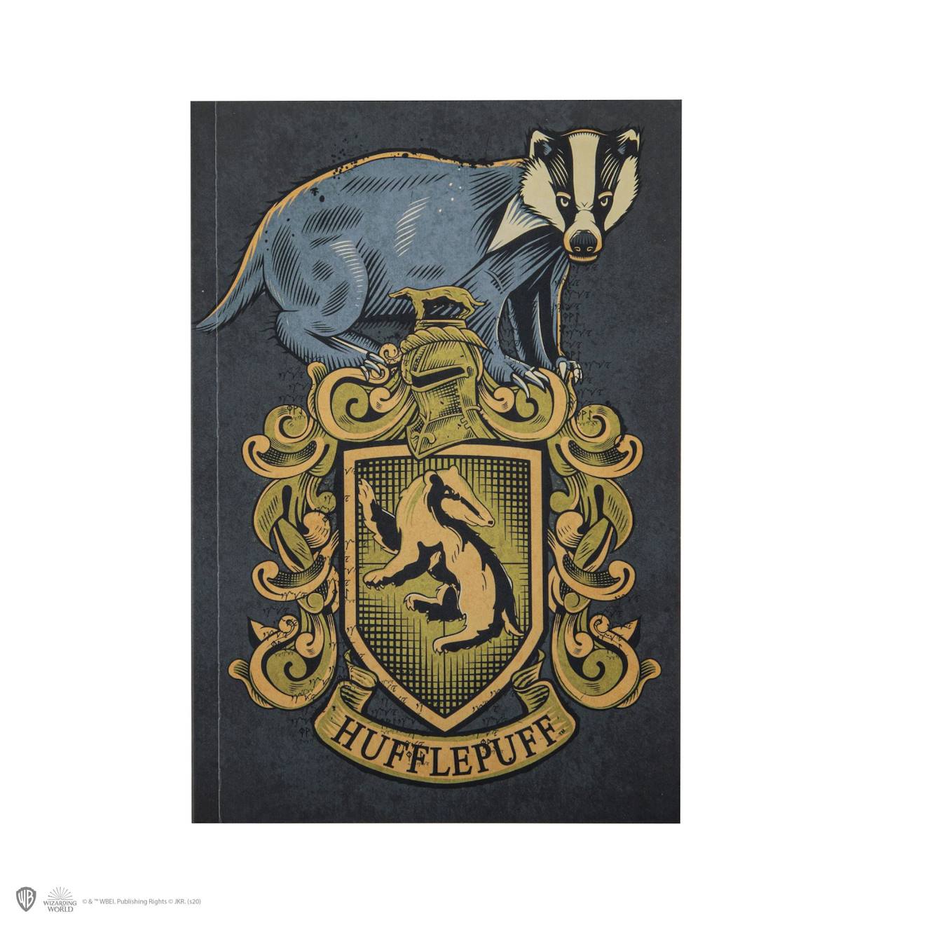 Carnet Poufsouffle - Harry Potter Noir