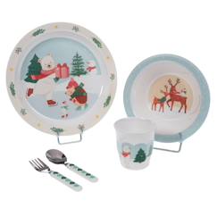 Puériculture-Coffret déjeuner 5  hiver patinoire