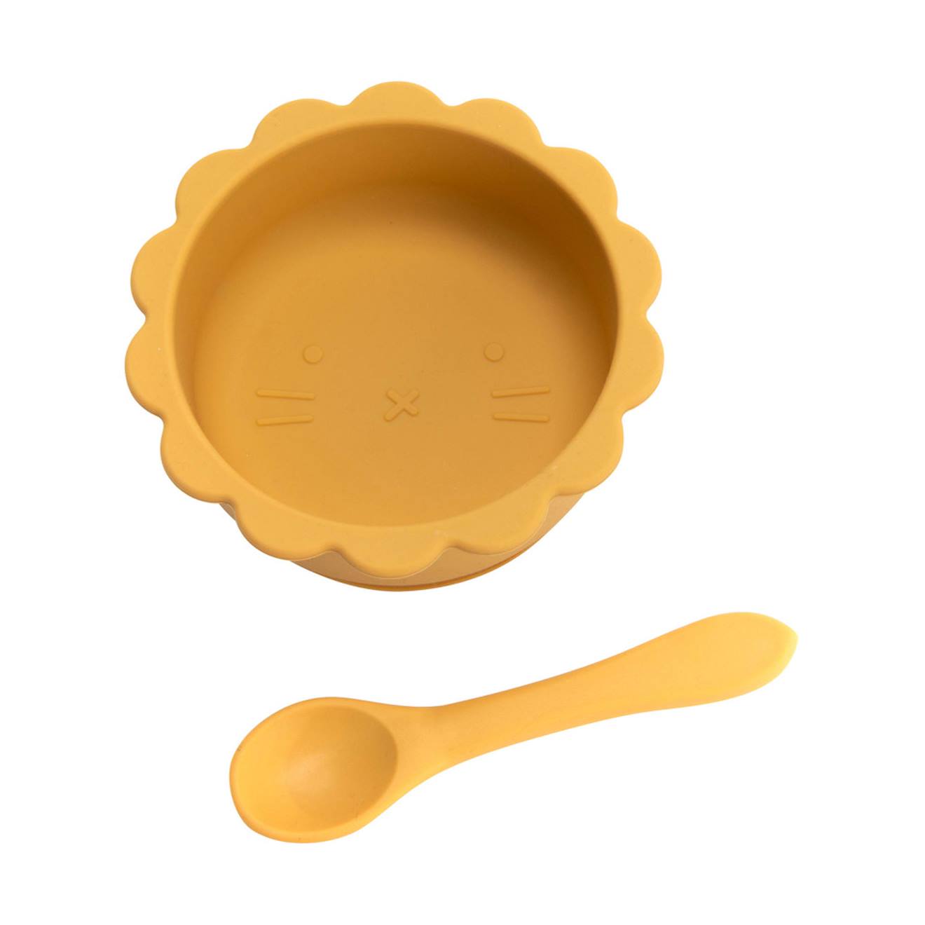 Mon Coffret Repas En Silicone Jaune (Amadeus Les Petits) - Image 1