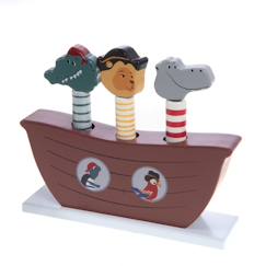 Jouet-Jeux éducatifs-Jeu pop up bondissant pirate