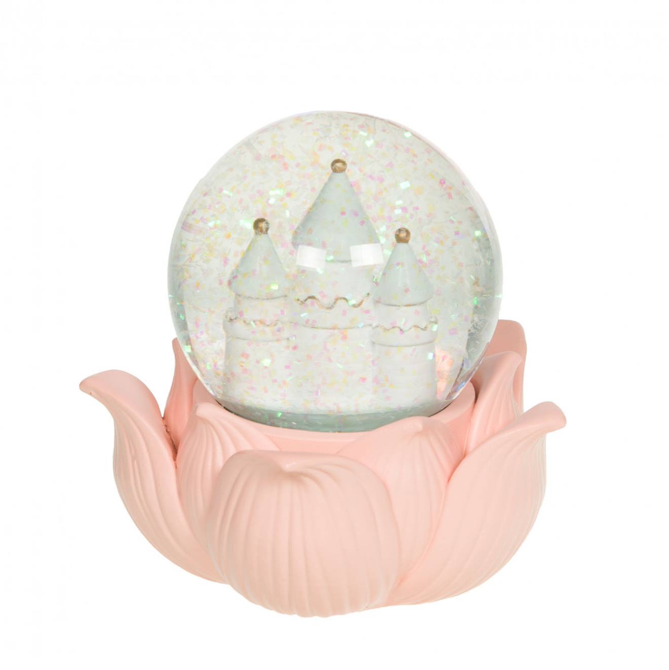 Boule À Neige Château Rose