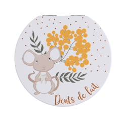 Linge de maison et décoration-Décoration-Boite à dents de lait mimosa