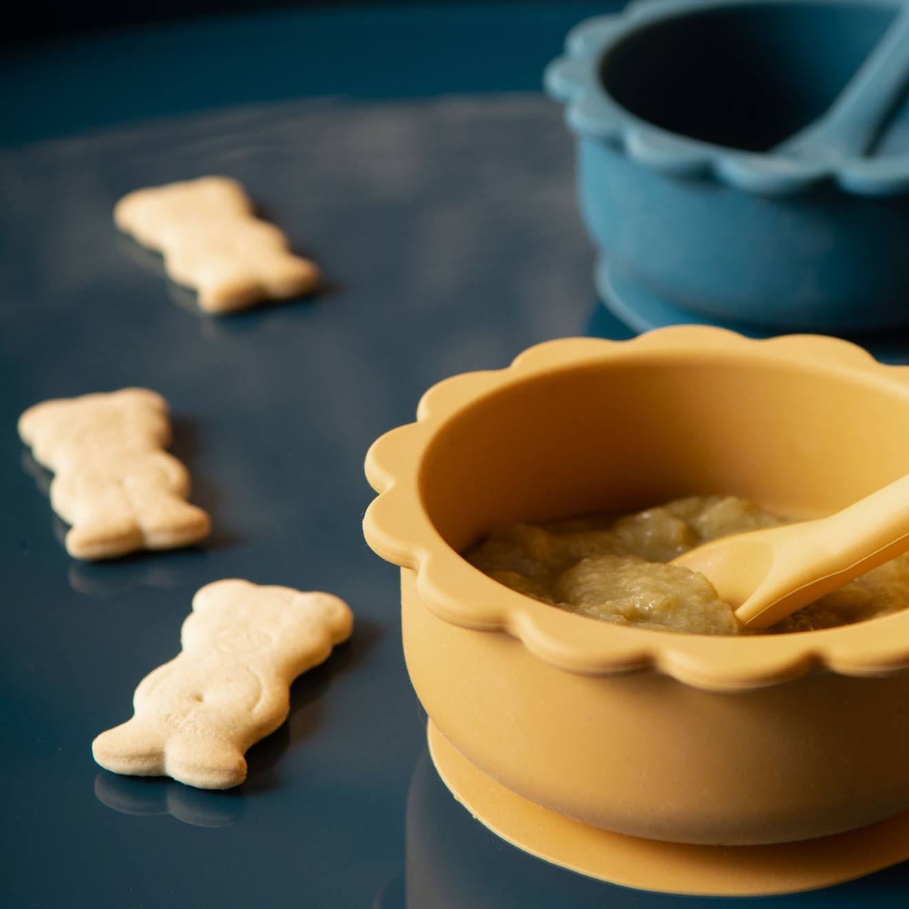 Mon Coffret Repas En Silicone Jaune (Amadeus Les Petits) - Image 2